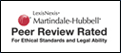 LexisNexis Martindale-Hubbell Peer Review Rated for Ethical Standards and Legal Ability